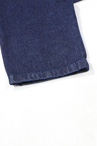 ASG TEKSTİL Lacivert Renk Bel Paça Lastikli Bebek Pantolon