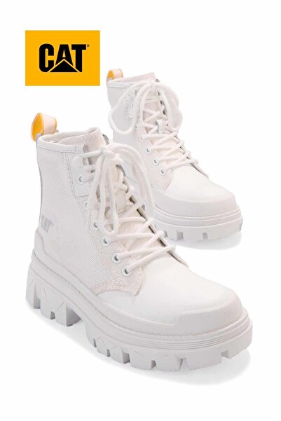 Caterpillar White Leather Kadın Bot & Bootie CAT0111121603