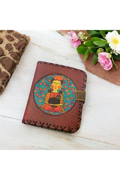 Şaşıkedi Otantik Tasarım El İşçiliği Para Cüzdanı Hediye Etnik Desen