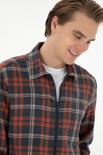 U.S. Polo Assn. Men's Tile Long Sleeve Shirt 50292179 -Vr031