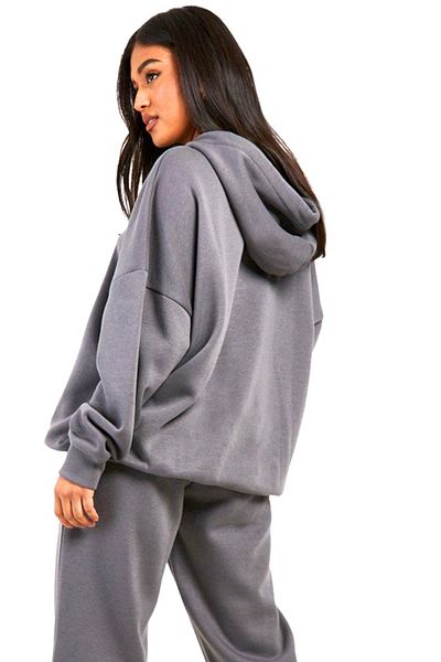 BayBayan Women's Oversize Loose Fit 3 Thread Thick Sweatshirt