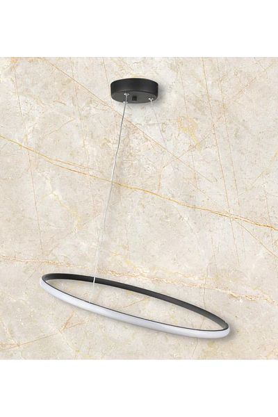 OSC HOME AYDINLATMA TASARIM Ring Led Chandelier with 3 Separate Light Burning Features