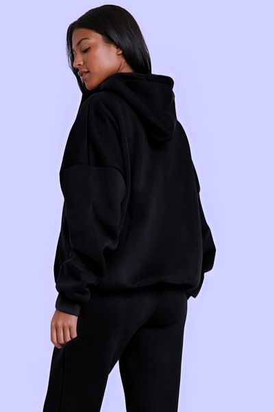 BayBayan Women's Oversize Loose Fit 3 Thread Thick Sweatshirt