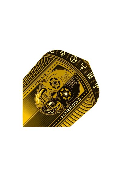 Harrows Prime - Gold Skull Dart Flight