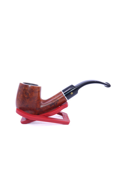 Şahin Sarı Yıldız Mod X160 Bent Billiard 9mm Filtreli Akrilik Saplı Pipo 237206