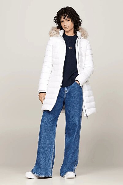 Tommy Jeans Women's Fur Hooded Coat