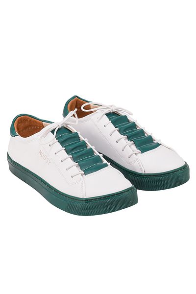 NOOSY Pantofi de damă alb verde