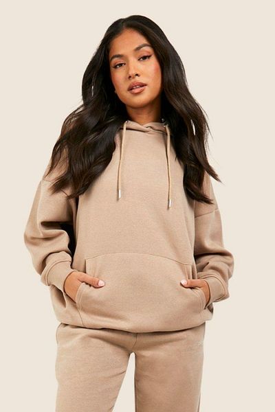 BayBayan Γυναικείο φούτερ Oversize Loose Fit με 3 κλωστές
