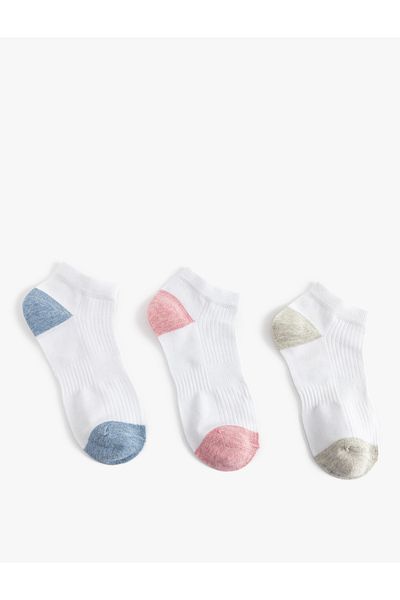 Koton Set of 3 Multicolored Booties Socks