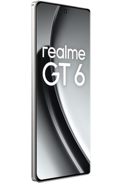 realme GT 6 5G Dual SIM 12GB + 256GB (Fluid Silver) - Middle East Version