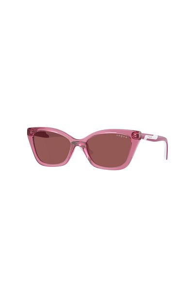 Vogue Junior Sole Woman Cat Eye Sunglasses- Vo 2020 - Lense Size:48mm - Transparent Purple