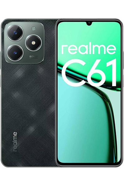 realme C61 Dual Sim 6gb Ram 128gb 4g (DARK GREEN) 12 Month Warranty