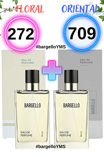 Bargello 272 Floral Kadın 50ml ve 709 Oriental Erkek 50ml Parfüm
