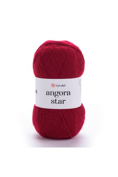 Yarnart Angora Star Червоний-3024 Модель Ручна пряжа