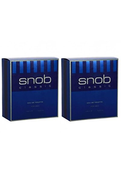 Snob Klasik Erkek Parfüm 100ml X 2 Adet