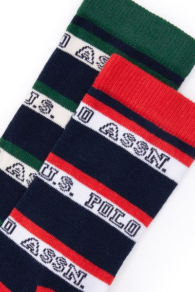 U.S. Polo Assn. Boy's 2-Piece Socks 50299291 -Vr033