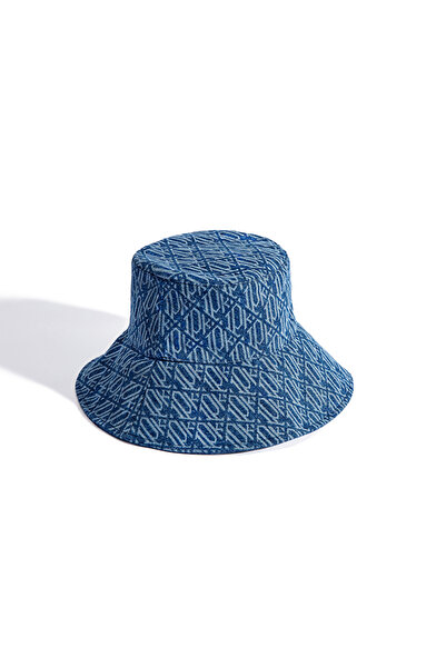 İpekyol Monogram Denim Bucket Hat