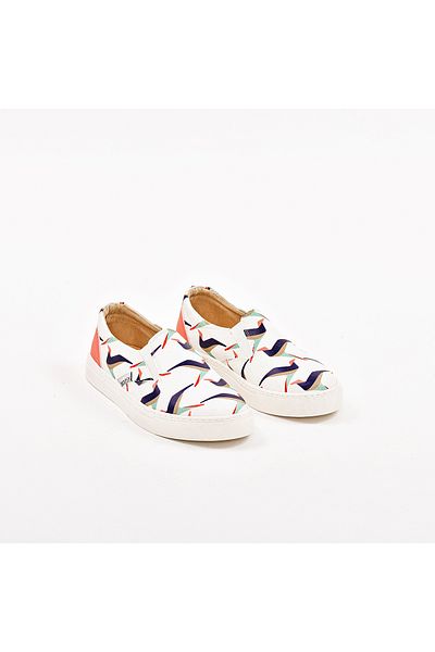 NOOSY Tenis de damă cu imprimeu colorat