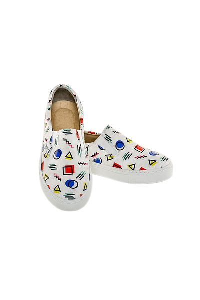 NOOSY Tenis de damă cu imprimeu colorat
