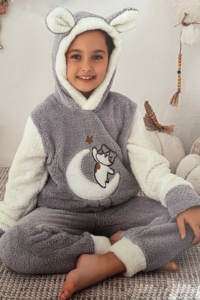 enmodaiçgiyim Σετ παιδικές πιτζάμες Polar