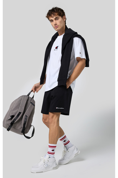 Champion Script Shop Bermuda Siyah Erkek Şort -220306-KK001