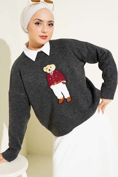 ikomteks Teddy Bear Knitwear Sweater