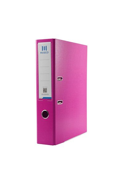 MASCO 2 Ring A4 Size Box Folder File, Pink