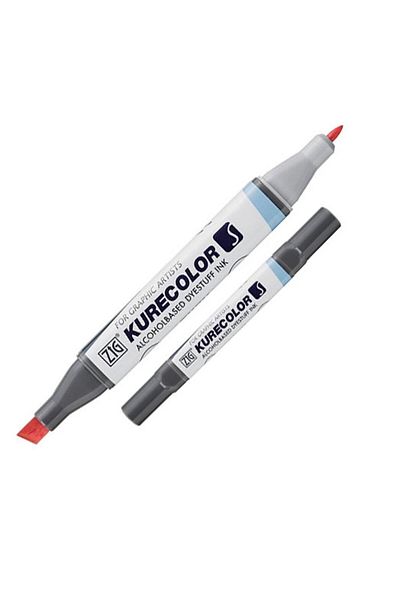 Zig Kurecolor Kc-3000 Wo7 Twin S - Warm Gray Pen