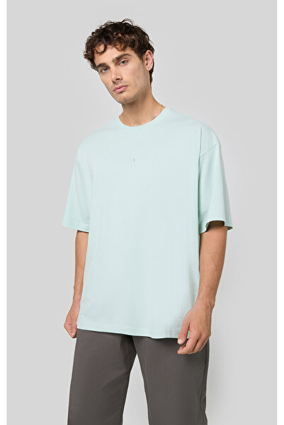 Champion Script Shop Crewneck T-Shirt Green Men's T-Shirt-220279-Gs122