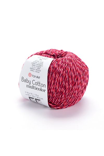Yarnart Baby Cotton Multicolor - Μαρμάρινο Χειροποίητο Πλεκτό Σχοινί Ebruli-5209