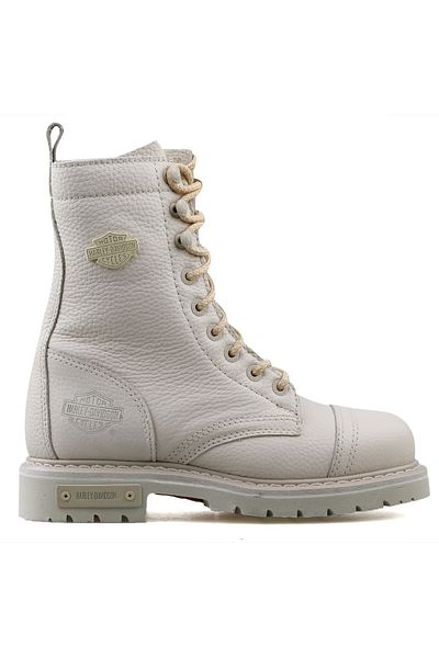 Harley Davidson Colmar Beige Women's Casual Boots - 025g 100328   Printed and Leather