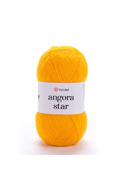 Yarnart Angora Star Mustard-586 Ручна пряжа