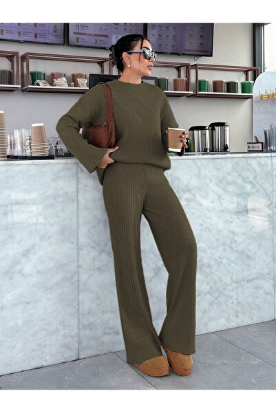 Basko fashion KHAKI KÖTÉSŰ, FÉKÖRÖS FELÜLETŰ SZETT