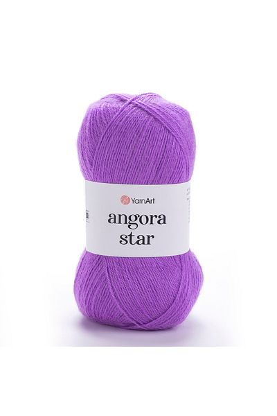 Yarnart Νήμα πλεξίματος Angora Star Purple - 9561