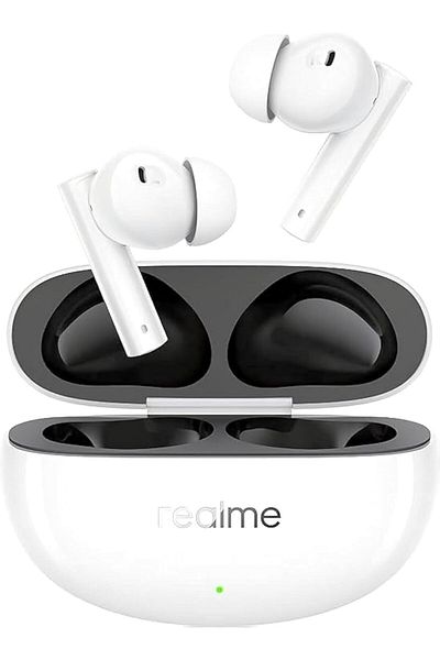 realme Buds Air 5 Wireless Earbuds with 50dB Active Noise Cancellation (Arctic White)
