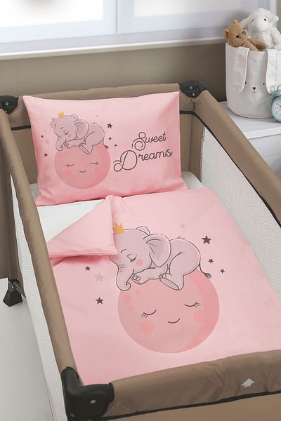 Homamia 75X120 Park Bed and Crib Duvet Cover Set - Custom Printed, Without Crossbeds