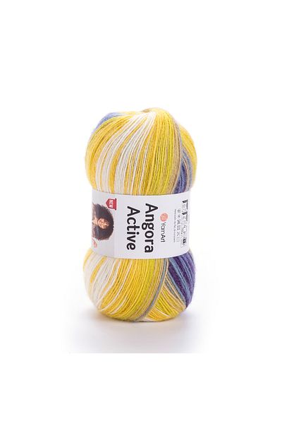 Yarnart ANGORA ACTIVE NEW - ΜΠΡΟΝΤΙ ΠΛΕΚΤΟ ΝΗΜΑΤΑ ΧΕΡΙΟΥ EBRULİ-854