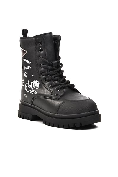 pepino Black Girl's Boots