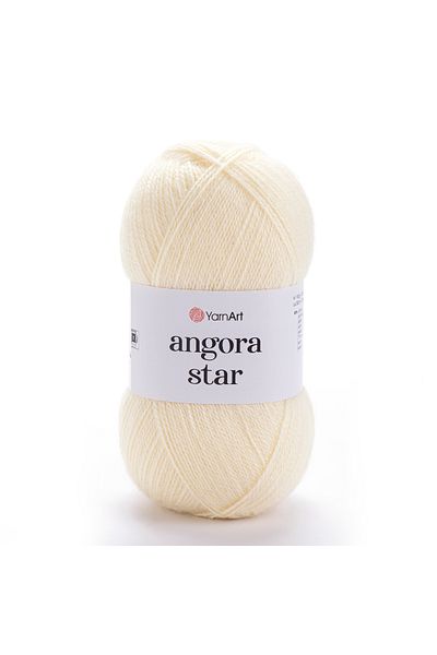 Yarnart Angora Star Χειροποίητη Κρέμα Νήματος Πλεξίματος7003