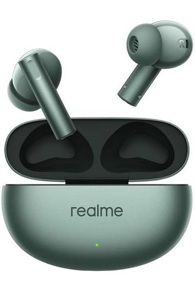 realme Buds Air 6 TWS Earbuds with 12.4 mm Deep Bass Driver, Bluetooth v5.3 (Forrest Green)