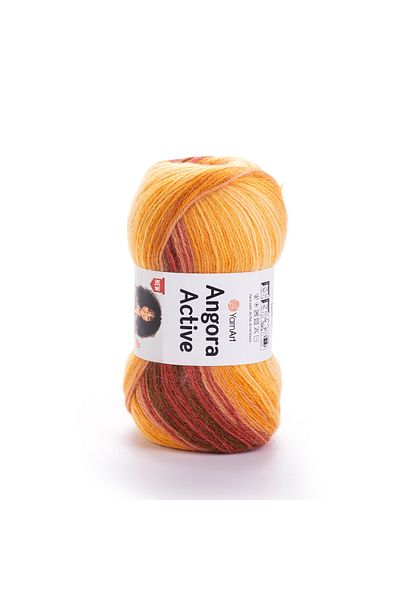 Yarnart ANGORA ACTIVE NEW - ΜΠΡΟΥΛΙ ΧΕΙΡΟΠΟΙΗΤΟ ΠΛΕΚΤΟ ΝΗΜΑ EBRULI-844