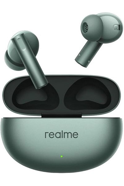 realme Buds Air 6 TWS Earbuds with 12.4 mm Deep Bass Driver, Bluetooth v5.3 (Forrest Green)
