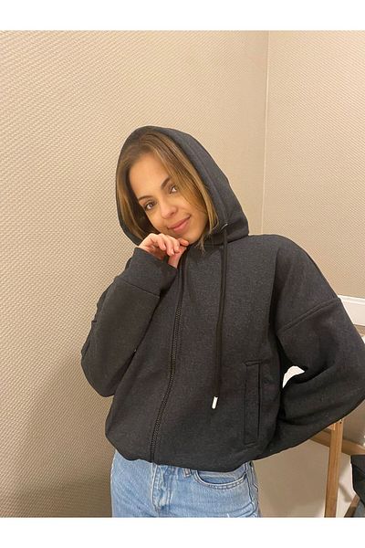 modakirwem Oversize Cardigan Sweatshirt