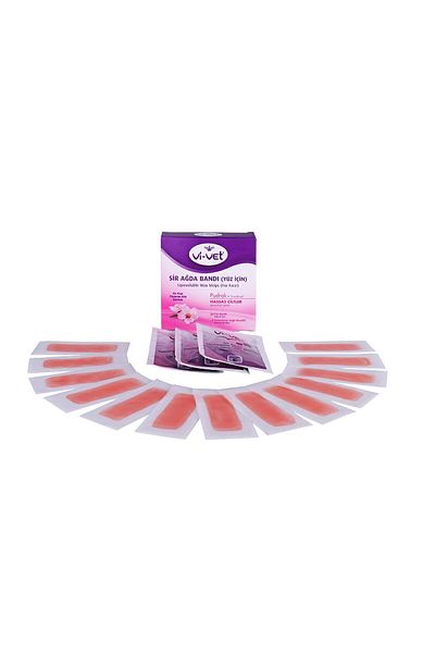 Vi-vet Pack of 24 Powdered Face Waxing Tapes