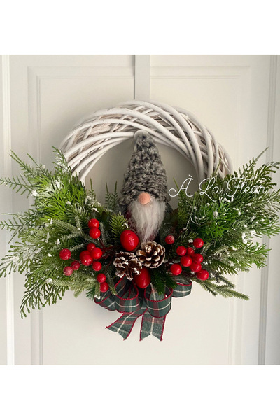 A La Fleur Home Boutique Kapı Süsü Yılbaşı