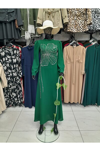 hisarpretty فستان سهرة مرصع بالأحجار