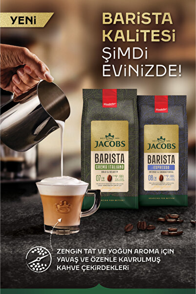 Jacobs Barista Editions Çekirdek Kahve Espresso (1 KG X 2)