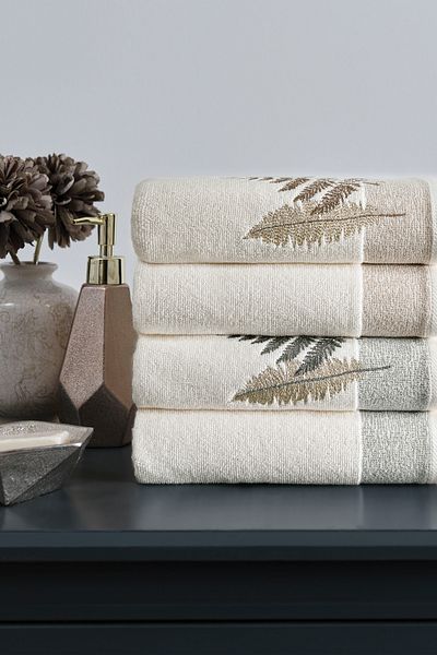 Özdilek Özdilek Cotton Bliss Boxed 4-Piece Hand and Face Towels 50X90 cm