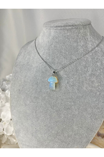 Elifsu Jewelry Mantar Kesim Doğal Taş Kolyeler