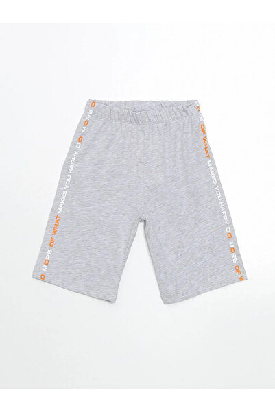 LC Waikiki LCW Kids Lacivert Beli Lastikli Erkek Çocuk Pijama Şort 2'li